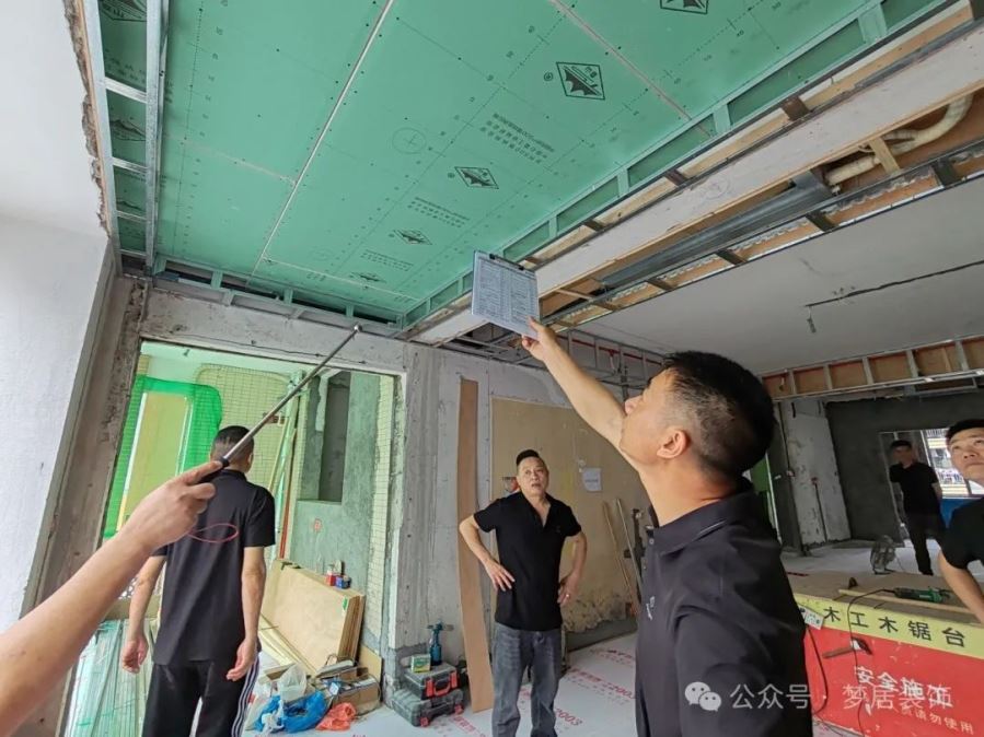 第一娱乐每月工地大巡检——看了工地再装修，，，，，，第一娱乐工地经得起磨练！