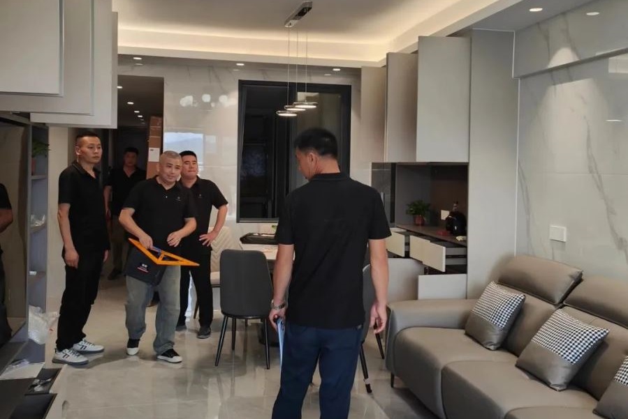 第一娱乐每月工地大巡检｜以质量为企业生命之基础，，，，，，力争为业主筑造理想家居!